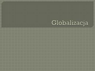 Globalizacja