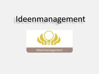 Ideenmanagement