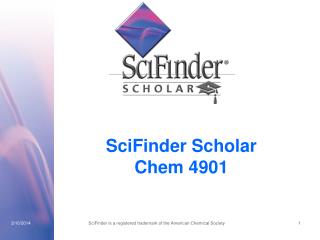 SciFinder Scholar Chem 4901