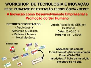 WORKSHOP DE TECNOLOGIA E INOVAÇÃO