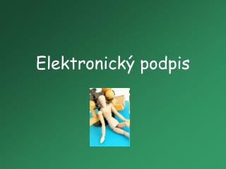 Elektronick ý podpis