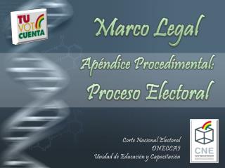 Corte Nacional Electoral DNECCAI Unidad de Educación y Capacitación