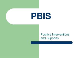 PBIS