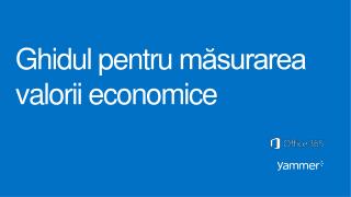 Ghidul pentru măsurarea valorii economice