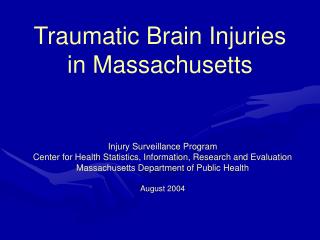 Traumatic Brain Injuries in Massachusetts