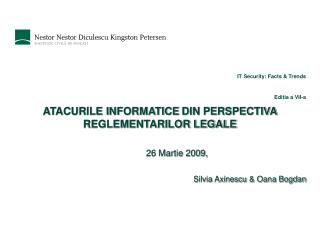 IT Security: Facts &amp; Trends Editia a VII-a