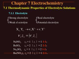 Chapter 7 Electrochemistry