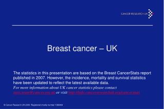 Breast cancer – UK
