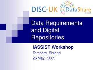 Data Requirements and Digital Repositories