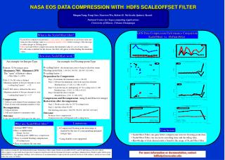 NASA EOS DATA COMPRESSION WITH HDF5 SCALEOFFSET FILTER
