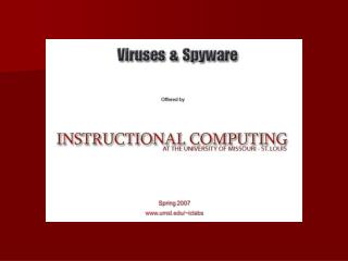 Spring 2007 umsl/~iclabs