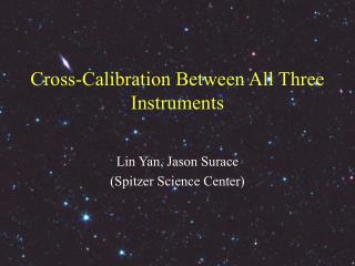 Cross-Calibration Between All Three Instruments