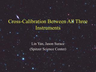 Cross-Calibration Between All Three Instruments