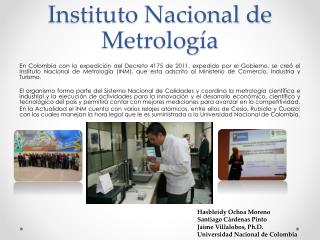 Instituto Nacional de Metrología