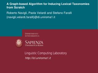 A Graph-based Algorithm for Inducing Lexical Taxonomies from Scratch