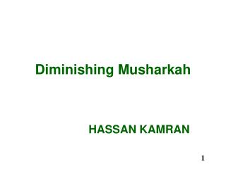 Diminishing Musharkah