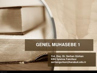 GENEL MUHASEBE 1