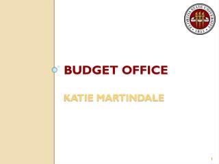 Budget Office Katie Martindale