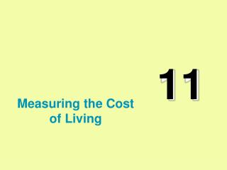 Measuring the Cost of Living