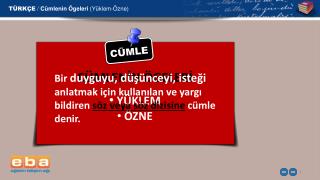 CÜMLE