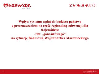 23 września 2013 r.