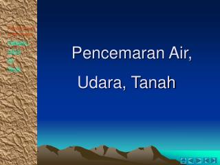 Pencemaran Air,