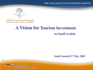 A Vision for Tourism Investment