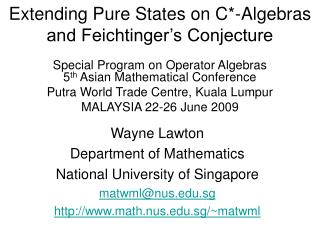 Extending Pure States on C*-Algebras and Feichtinger’s Conjecture