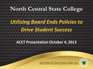 Utilizing Board Ends Policies to Drive Student Success