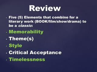 Review