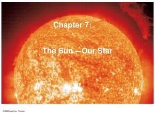 The Sun – Our Star