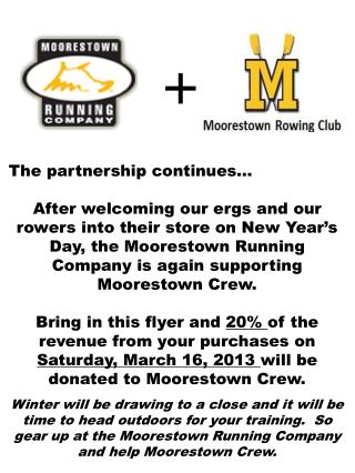The partnership continues…