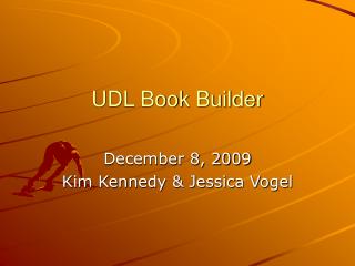 UDL Book Builder