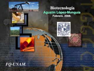 Biotecnología Agustín López-Munguía Febrero, 2008.