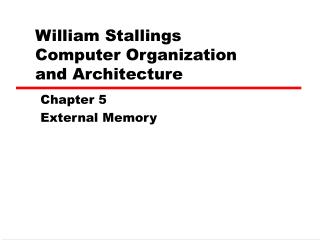 William Stallings Computer Organization and Architecture