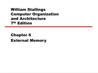 William Stallings Computer Organization and Architecture 7 th Edition