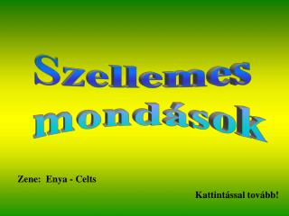 Szellemes mondások