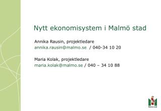 Nytt ekonomisystem i Malmö stad