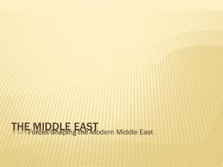 The Middle East