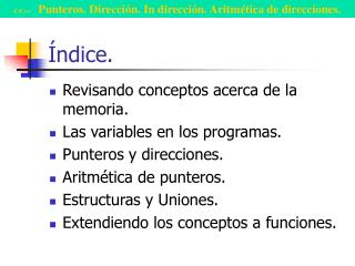 Índice.