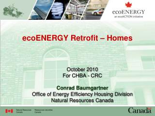 ecoENERGY Retrofit – Homes