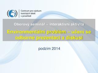 Oborový seminář – interaktivní aktivita