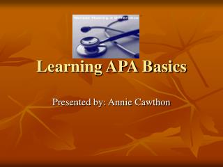 Learning APA Basics