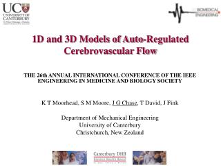 1D and 3D Models of Auto-Regulated Cerebrovascular Flow