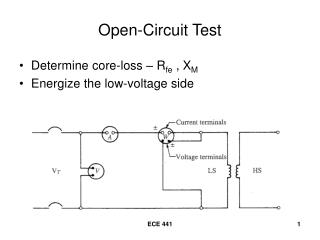 Open-Circuit Test