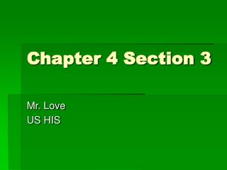 Chapter 4 Section 3