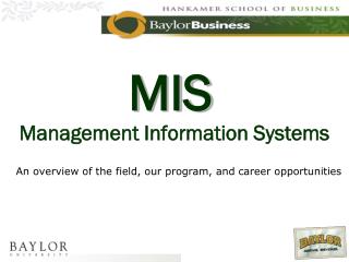 Management Information Systems