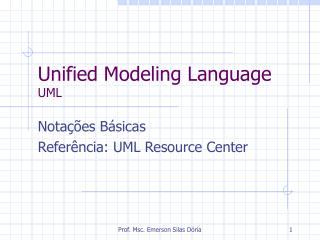 Unified Modeling Language UML