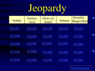 Jeopardy