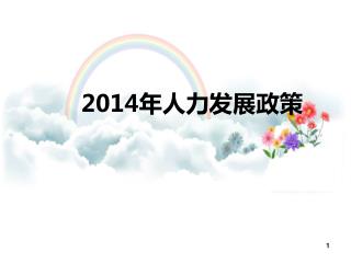 2014年人力发展政策